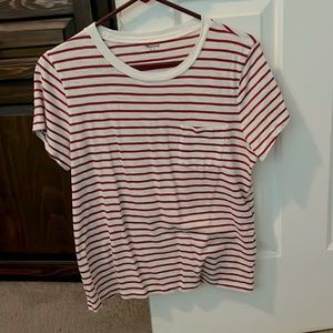 Madewell striped pocket tee